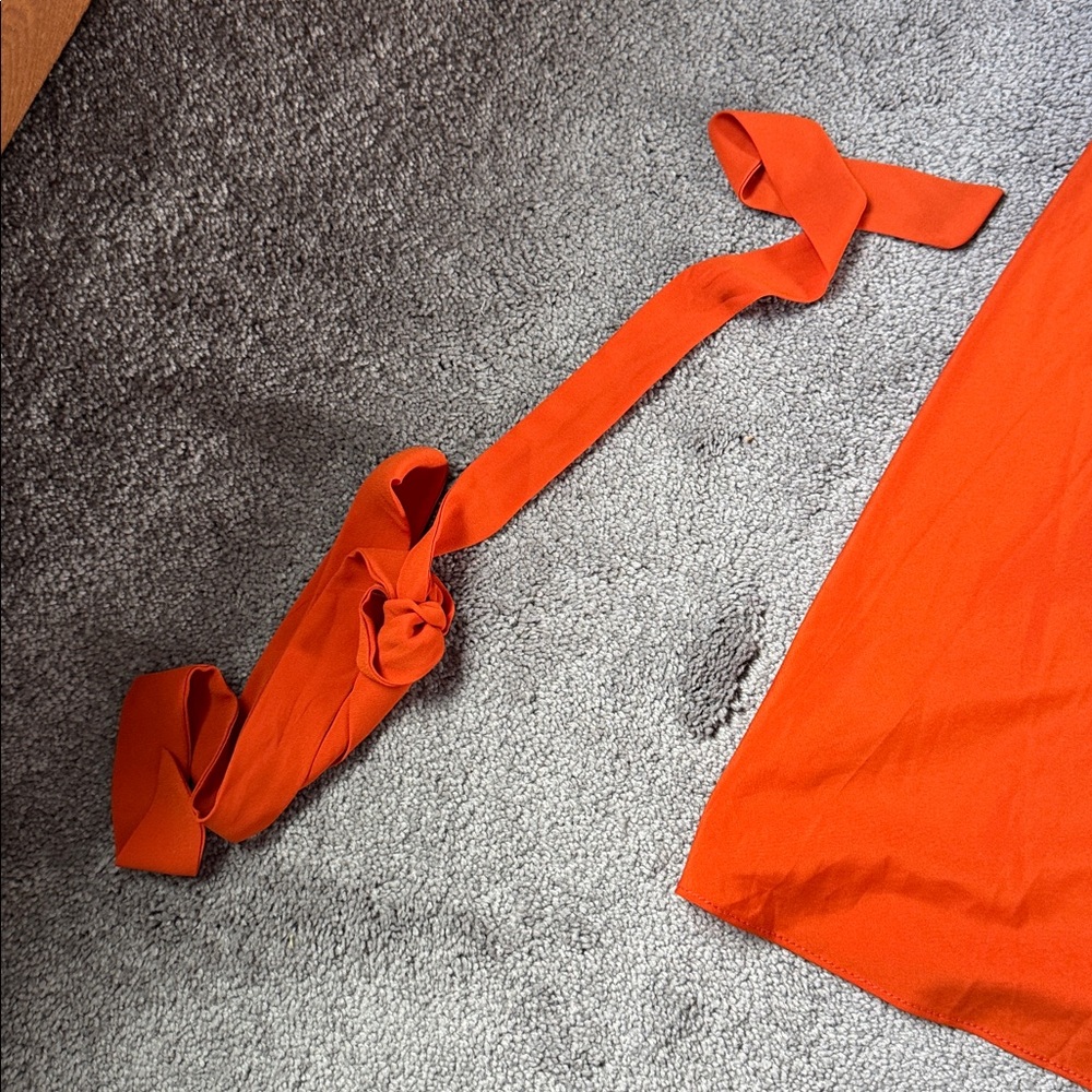 Nanette Lepore Orange Mini Dress SIZE 12 - Picture 6 of 6